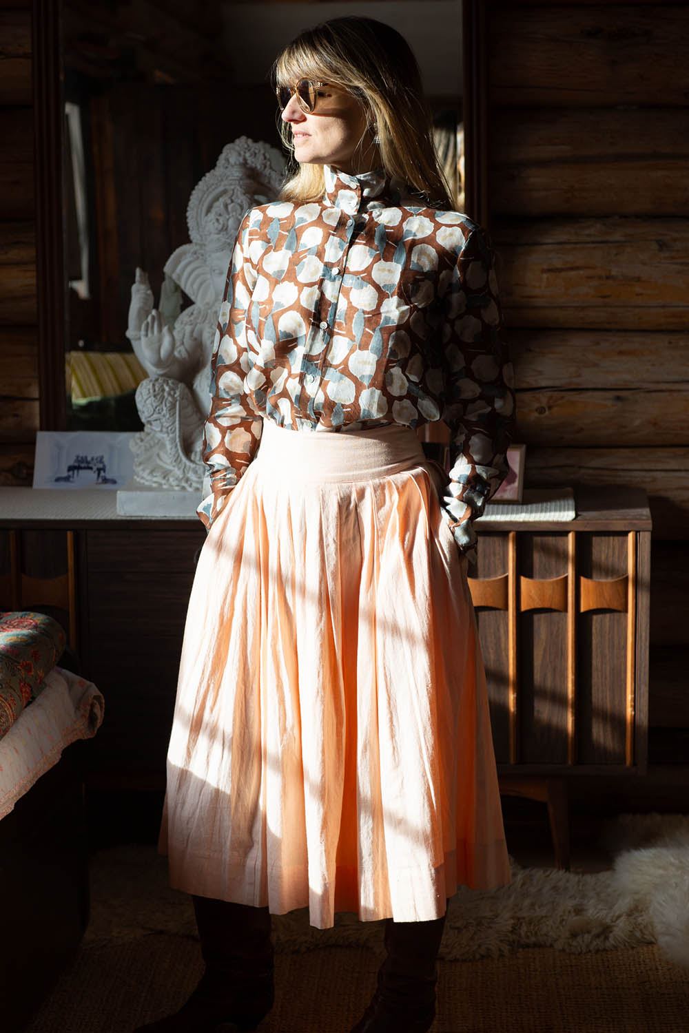 PALMA SKIRT | Handspun Cotton Khadi