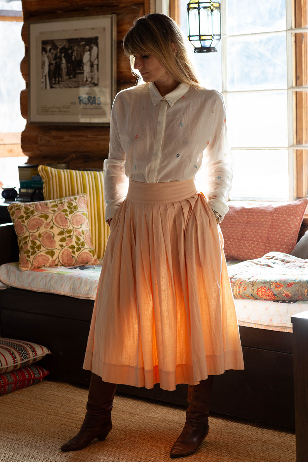 PALMA SKIRT | Handspun Cotton Khadi