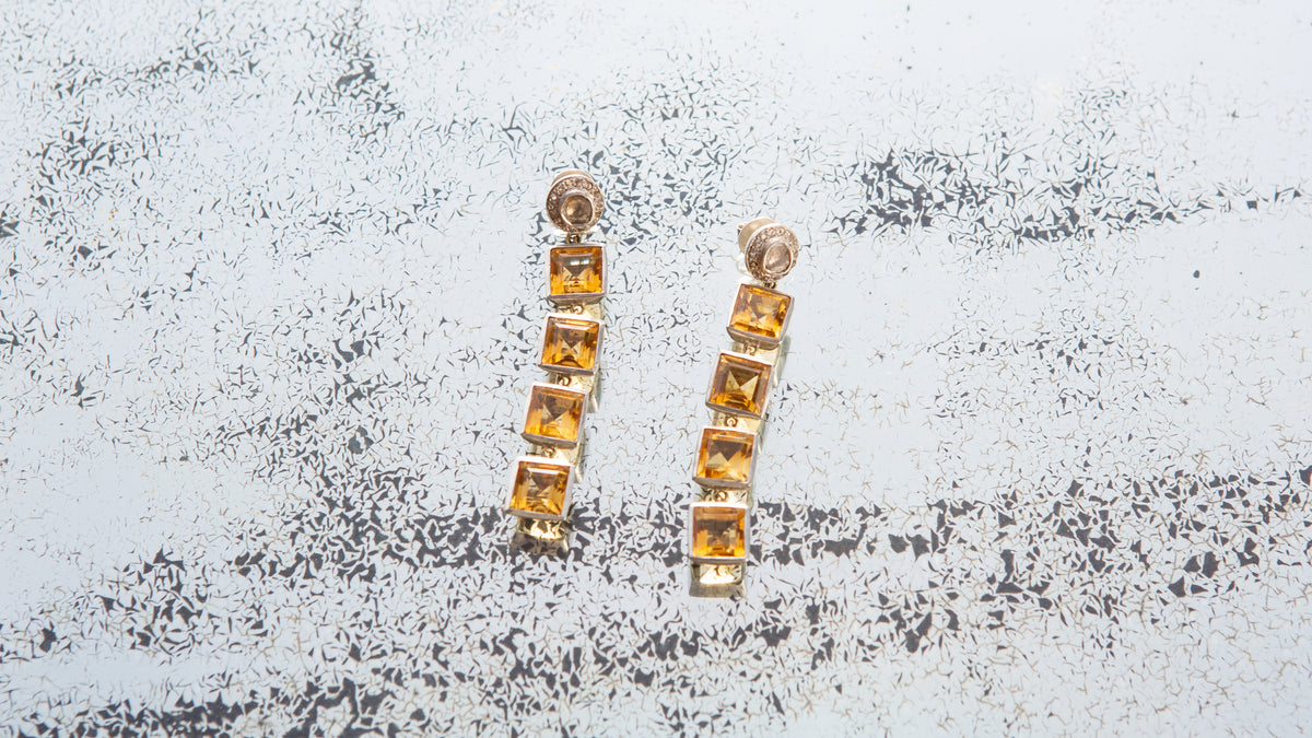 Earrings from the Liminal collection