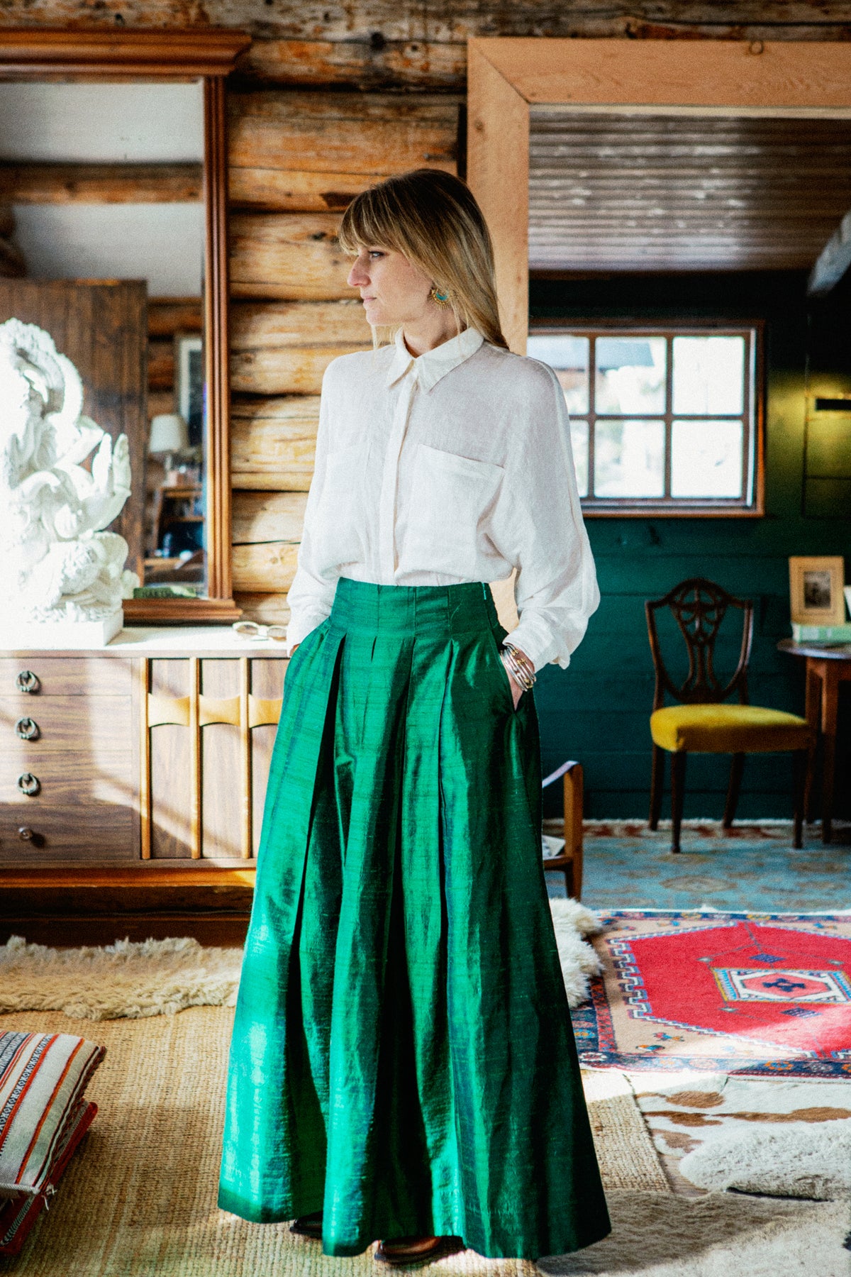 AMMAN SHIRT | Handspun Silk & Linen