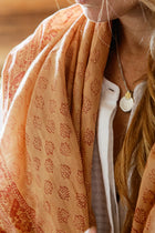 JAIPUR SARONG | Blockprint Altrosa Brombeere