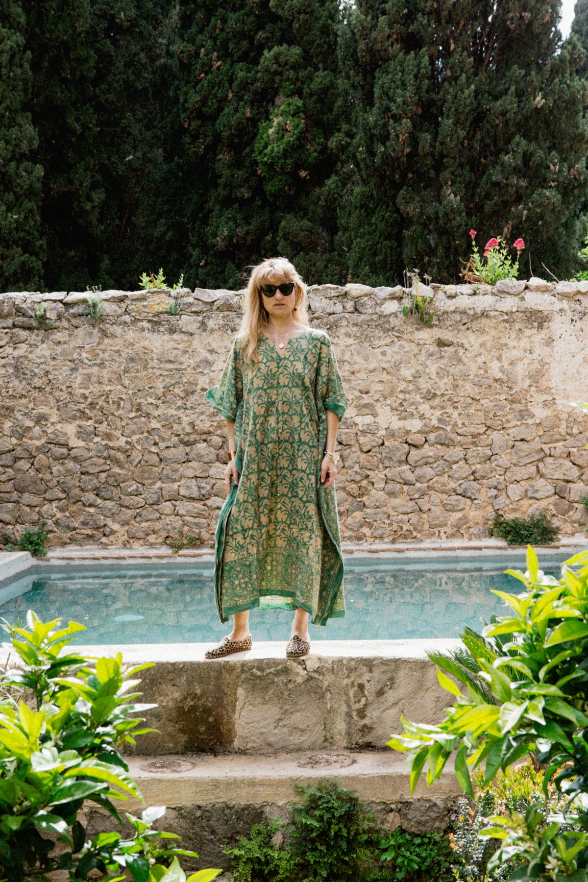 MARRAKESCH-KAFTAN | Emerald Fountain Blockprint